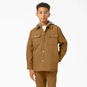 Chaqueta de camisa de lona para niños