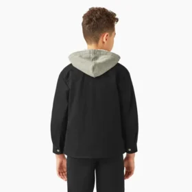 Chaqueta de camisa de lona para niños