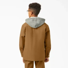 Chaqueta de camisa de lona para niños