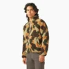 Chaqueta de camuflaje de felpa de pelo largo y corte holgado Chaqueta de camuflaje de felpa de pelo largo y corte holgado