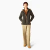 Chaqueta de forro polar de pelo largo para mujer Chaqueta de forro polar de pelo largo para mujer