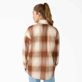 Chaqueta de franela para mujer