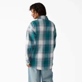 Chaqueta de franela para mujer