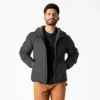 Chaqueta de lona de algodón con forro polar de pelo largo Chaqueta de lona de algodón con forro polar de pelo largo