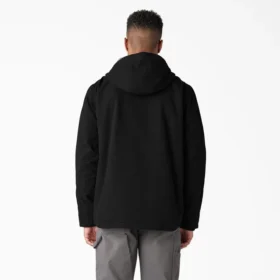 Chaqueta de lona de algodón con forro polar de pelo largo