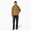 Chaqueta de lona de algodón con forro polar de pelo largo Chaqueta de lona de algodón con forro polar de pelo largo
