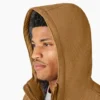 Chaqueta de lona de algodón con forro polar de pelo largo Chaqueta de lona de algodón con forro polar de pelo largo