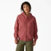 Chaqueta de lona de algodón para mujer con forro polar Chaqueta de lona de algodón para mujer con forro polar