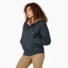 Chaqueta de lona de algodón para mujer con forro polar Chaqueta de lona de algodón para mujer con forro polar