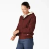 Chaqueta de lona de algodón para mujer con forro polar Chaqueta de lona de algodón para mujer con forro polar