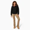 Chaqueta de lona de algodón para mujer con forro polar Chaqueta de lona de algodón para mujer con forro polar