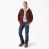 Chaqueta de lona de algodón para mujer con forro polar Chaqueta de lona de algodón para mujer con forro polar