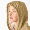 Chaqueta de lona de algodón para mujer con forro polar Chaqueta de lona de algodón para mujer con forro polar