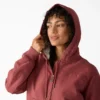 Chaqueta de lona de algodón para mujer con forro polar Chaqueta de lona de algodón para mujer con forro polar