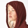 Chaqueta de lona de algodón para mujer con forro polar Chaqueta de lona de algodón para mujer con forro polar