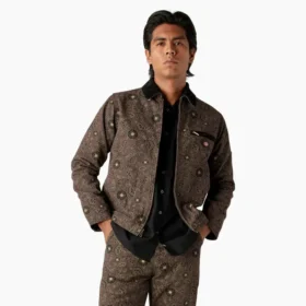 Chaqueta de lona de pato con estampado floral Ellis