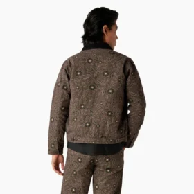 Chaqueta de lona de pato con estampado floral Ellis