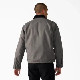 Chaqueta de lona de pato con forro de manta