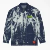 Chaqueta de mezclilla blanqueada Brain Dead Chaqueta de mezclilla blanqueada Brain Dead
