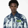 Chaqueta de mezclilla blanqueada Brain Dead Chaqueta de mezclilla blanqueada Brain Dead