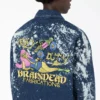 Chaqueta de mezclilla blanqueada Brain Dead Chaqueta de mezclilla blanqueada Brain Dead