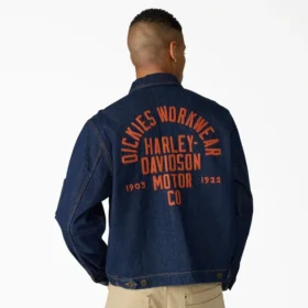 Chaqueta de mezclilla bordada de corte recto Dickies X Harley-Davidson®