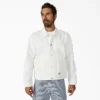 Chaqueta de mezclilla plisada con ribete Chaqueta de mezclilla plisada con ribete