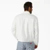 Chaqueta de mezclilla plisada con ribete Chaqueta de mezclilla plisada con ribete