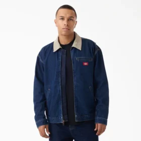 Chaqueta de pintor de mezclilla