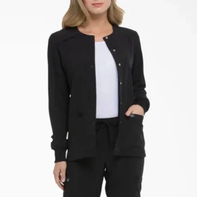 Chaqueta de trabajo con botones a presión Eds Essentials para mujer