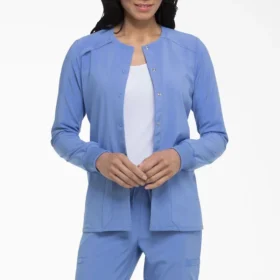 Chaqueta de trabajo con botones a presión Eds Essentials para mujer