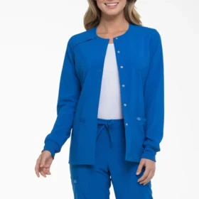 Chaqueta de trabajo con botones a presión Eds Essentials para mujer