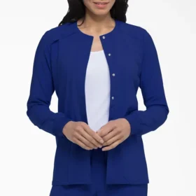 Chaqueta de trabajo con botones a presión Eds Essentials para mujer