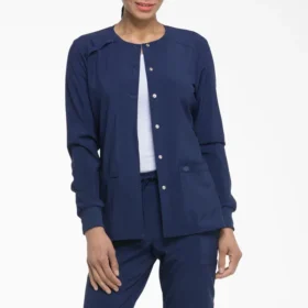Chaqueta de trabajo con botones a presión Eds Essentials para mujer