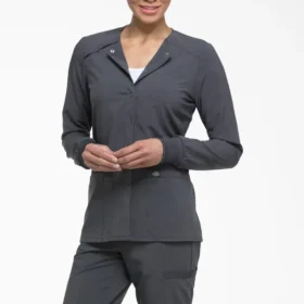 Chaqueta de trabajo con botones a presión Eds Essentials para mujer