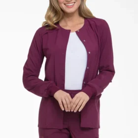 Chaqueta de trabajo con botones a presión Eds Essentials para mujer