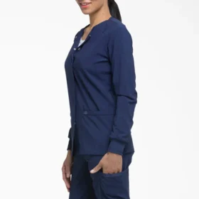 Chaqueta de trabajo con botones a presión Eds Essentials para mujer