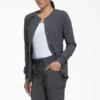 Chaqueta de trabajo con botones a presión Eds Essentials para mujer Chaqueta de trabajo con botones a presión Eds Essentials para mujer