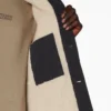 Chaqueta de trabajo con forro de lona de pato lavada a la piedra Chaqueta de trabajo con forro de lona de pato lavada a la piedra