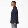 Chaqueta de trabajo de denim lavado