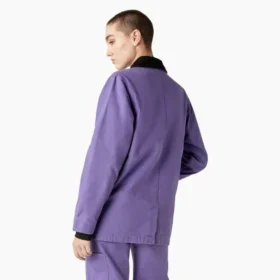 Chaqueta de trabajo de lona de algodón para mujer
