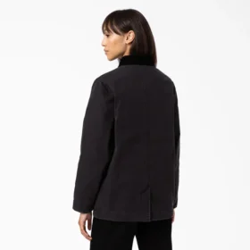 Chaqueta de trabajo de lona de algodón para mujer
