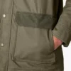Chaqueta de trabajo de lona encerada