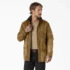 Chaqueta de trabajo de lona totalmente encerada