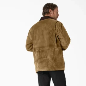 Chaqueta de trabajo de lona totalmente encerada