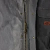 Chaqueta de trabajo de lona totalmente encerada