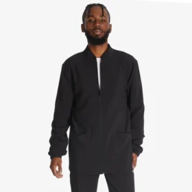 Chaqueta médica con cremallera frontal Eds Essentials para hombre