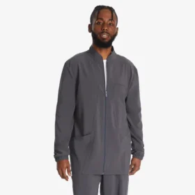 Chaqueta médica con cremallera frontal Eds Essentials para hombre