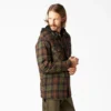 Chaqueta tipo camisa con capucha de franela