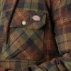 Chaqueta tipo camisa con capucha de franela